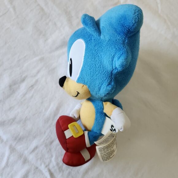 Set of 3 Sonic Plush Toys 8" Jakks Pacific 2023 Sonic Tails Knuckles Lot Sega - Picture 8 of 16